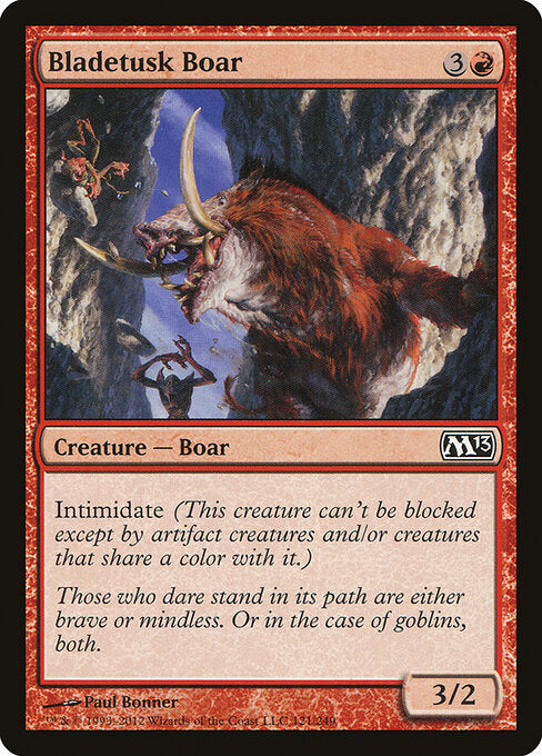 Bladetusk Boar (121) - Magic 2013 - Game On