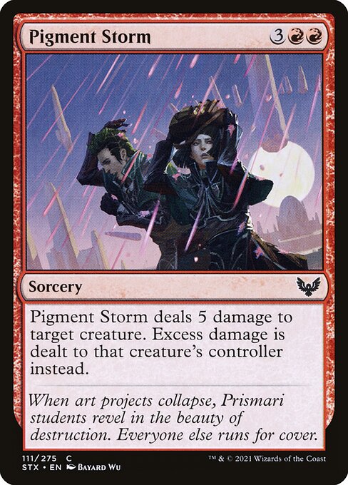 Pigment Storm (111) (Foil) - Strixhaven: School of Mages - Game On