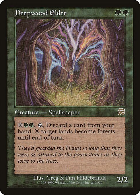 Deepwood Elder (240) - Mercadian Masques - Game On
