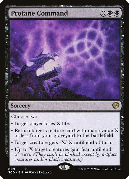 Profane Command (99) - Starter Commander Decks - Game On