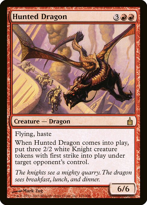 Hunted Dragon (131) - Ravnica: City of Guilds - Game On
