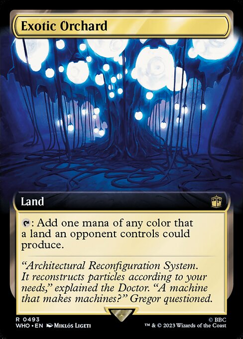 Exotic Orchard (493) - EXTENDED ART (Foil) - Doctor Who - Game On