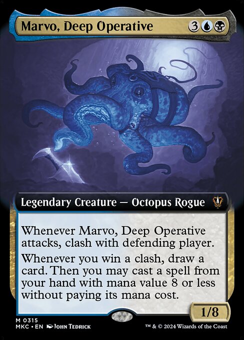 Marvo, Deep Operative (315) - EXTENDED ART (Foil) - Murders at Karlov Manor Commander - Game On