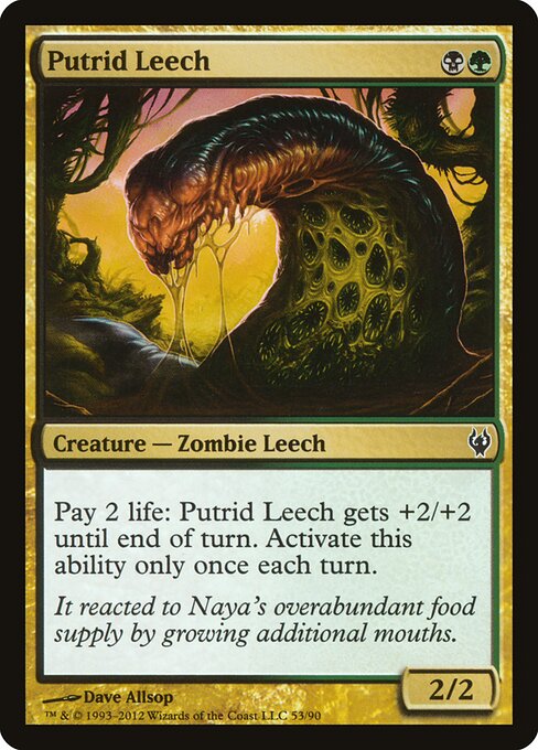 Putrid Leech (53) - Duel Decks: Izzet vs. Golgari - Game On