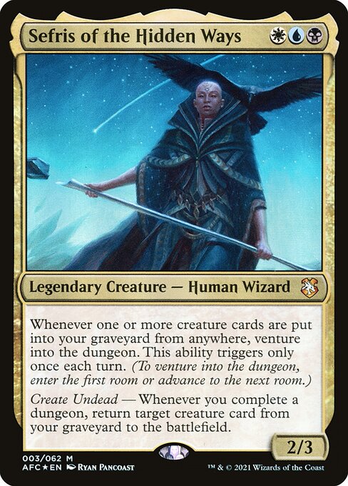Sefris of the Hidden Ways (3) (Foil) - Forgotten Realms Commander - Game On