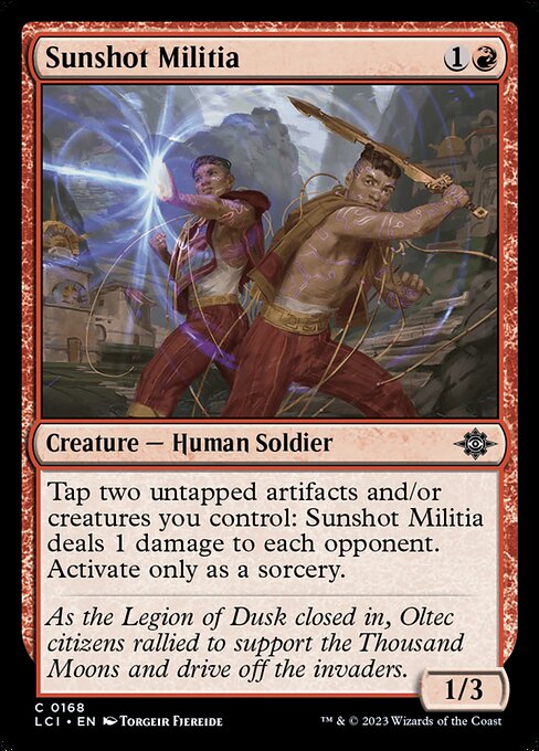 Sunshot Militia (168) - The Lost Caverns of Ixalan - Game On