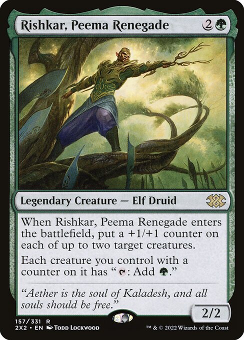 Rishkar, Peema Renegade (157) (Foil) - Double Masters 2022 - Game On