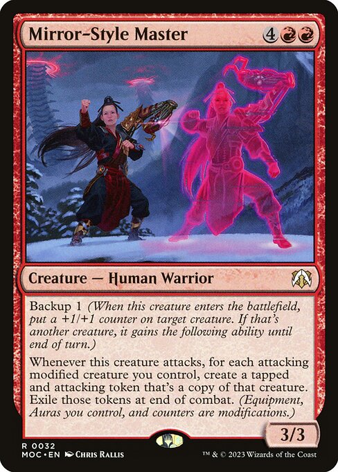 Mirror-Style Master (32) - March of the Machine Commander - Game On