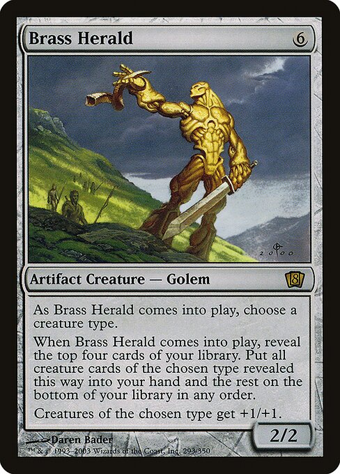 Brass Herald (293★) - Eighth Edition - Game On