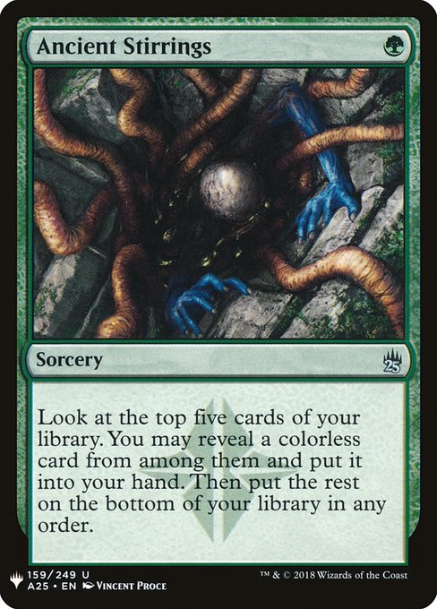 Ancient Stirrings (A25-159) - The List - Game On