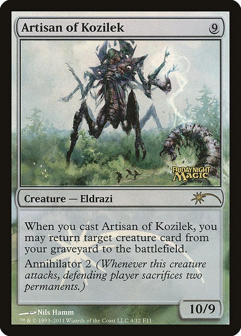 Artisan of Kozilek (4) (Foil) - Friday Night Magic 2011 - Game On