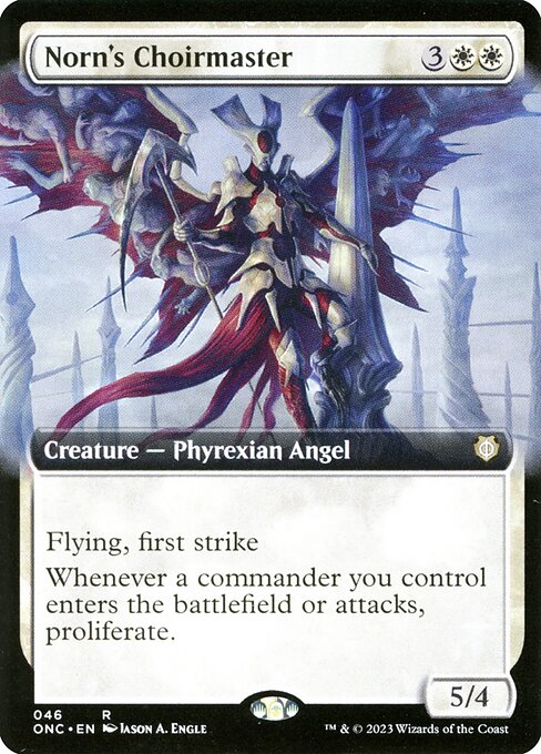 Norn's Choirmaster (46) - EXTENDED ART - Phyrexia: All Will Be One Commander - Game On