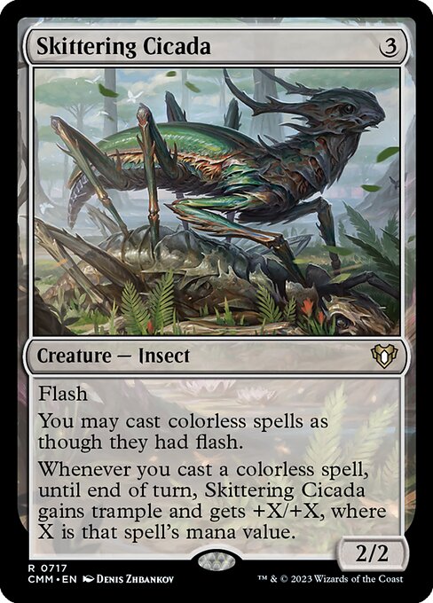 Skittering Cicada (717) - Commander Masters - Game On