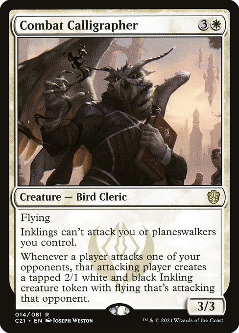 Combat Calligrapher (14) - Commander 2021 - Game On