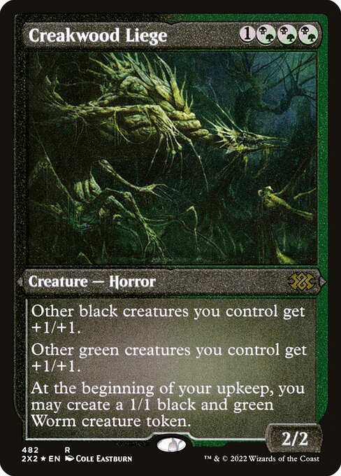Creakwood Liege (482) (Etched) - Double Masters 2022 - Game On