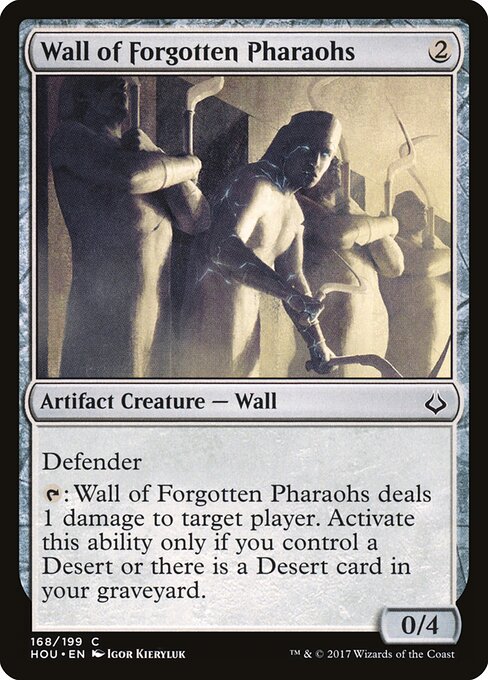 Wall of Forgotten Pharaohs (168) (Foil) - Hour of Devastation - Game On
