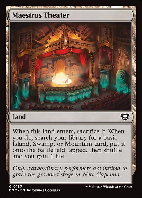 Maestros Theater (167) - Edge of Eternities Commander - Game On