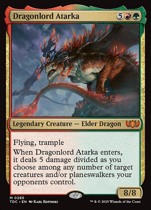 Dragonlord Atarka (285) - Tarkir: Dragonstorm Commander - Game On