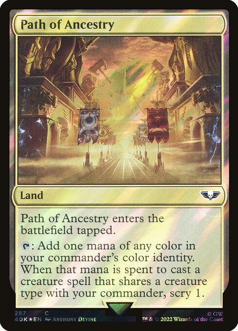 Path of Ancestry (287★) (Foil) - Warhammer 40,000 Commander - Game On