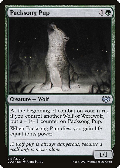 Packsong Pup (213) - Innistrad: Crimson Vow - Game On