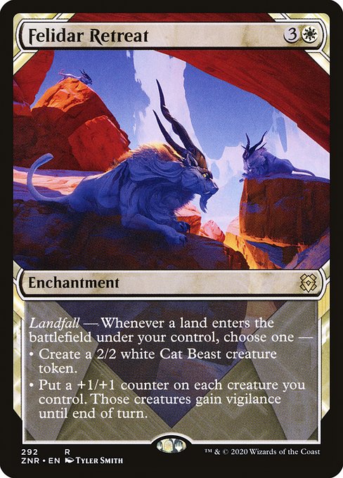Felidar Retreat (292) - SHOWCASE (Foil) - Zendikar Rising - Game On