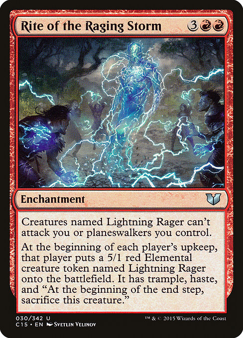 Rite of the Raging Storm (30) - Commander 2015 - Game On
