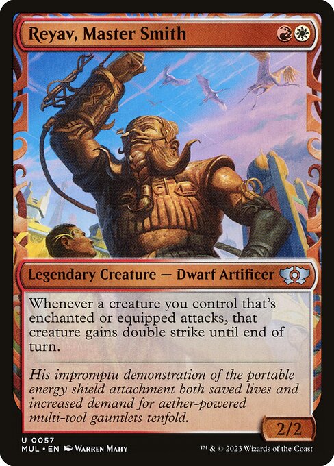 Reyav, Master Smith (57) - SHOWCASE - FULL ART - Multiverse Legends - Game On