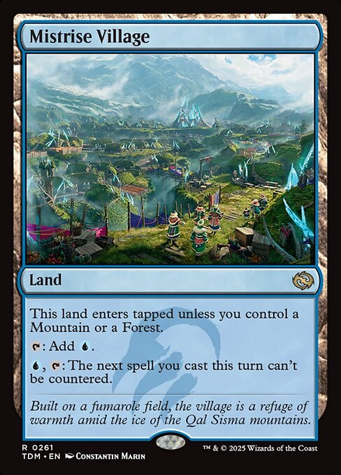 Mistrise Village (261) (Foil) - Tarkir: Dragonstorm - Game On