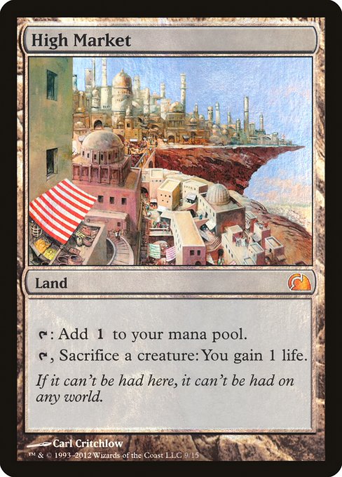 High Market (9) (Foil) - From the Vault: Realms - Game On