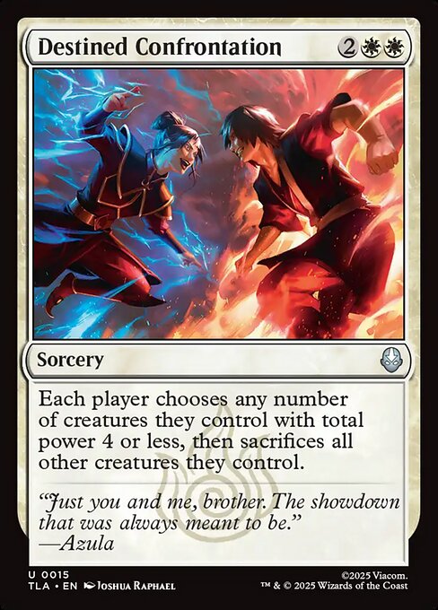 Destined Confrontation (15) (Foil) - Avatar: The Last Airbender - Game On