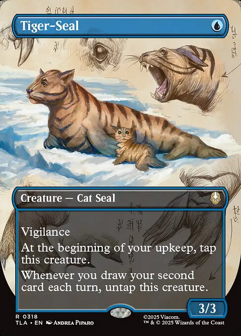 Tiger-Seal (318) - BORDERLESS - FULL ART - Avatar: The Last Airbender - Game On