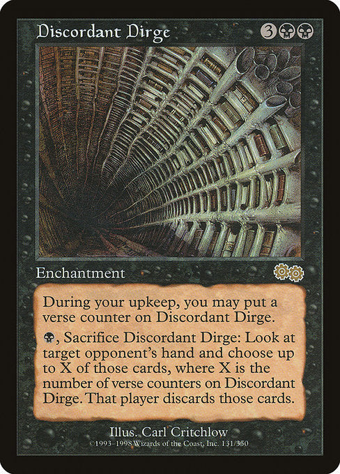 Discordant Dirge (131) - Urza's Saga - Game On