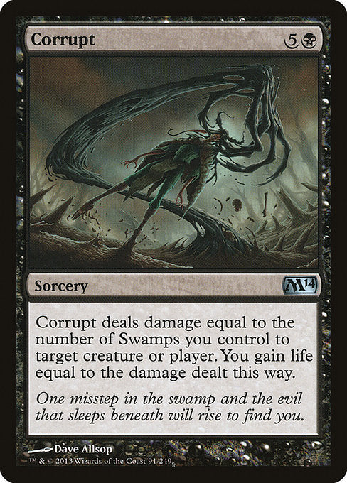 Corrupt (91) (Foil) - Magic 2014 - Game On