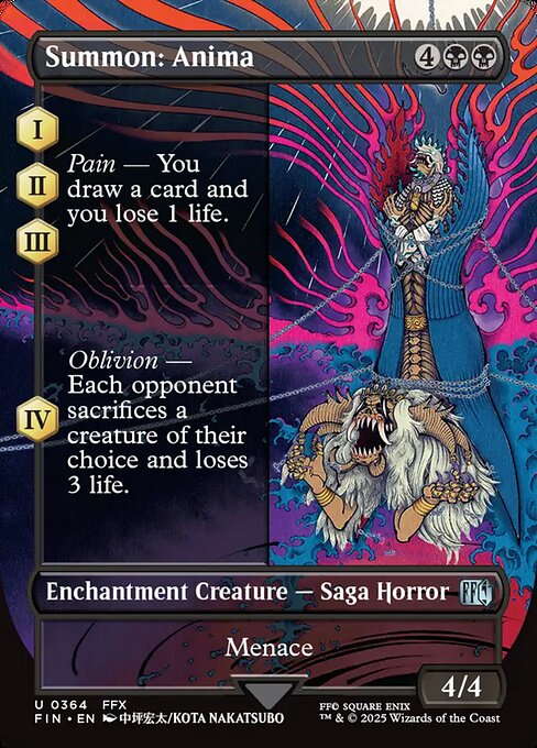 Summon: Anima (364) - BORDERLESS - FULL ART - Final Fantasy - Game On