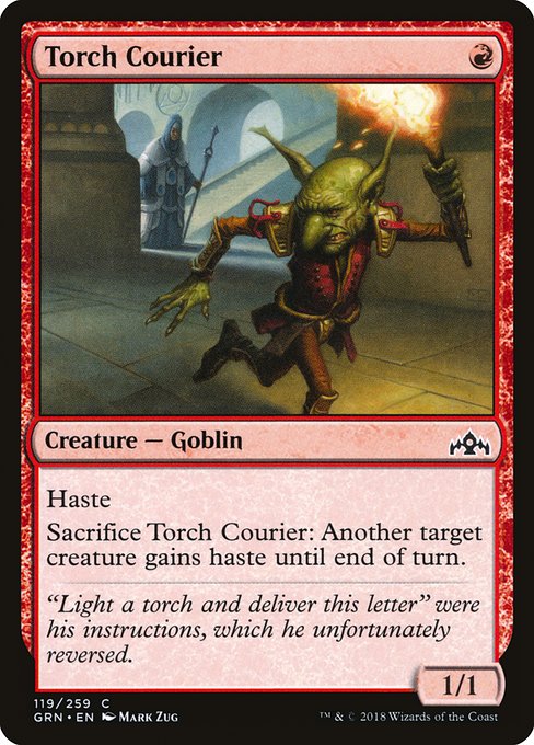 Torch Courier (119) - Guilds of Ravnica - Game On