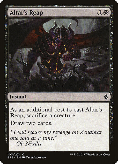 Altar's Reap (103) - Battle for Zendikar - Game On
