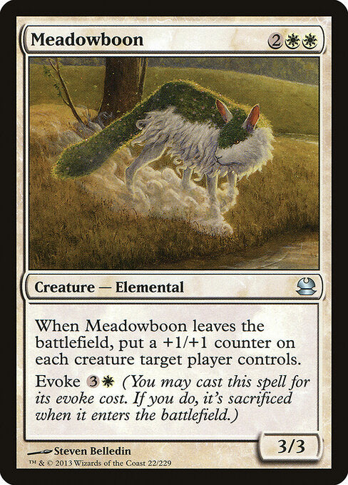 Meadowboon (22) (Foil) - Modern Masters - Game On