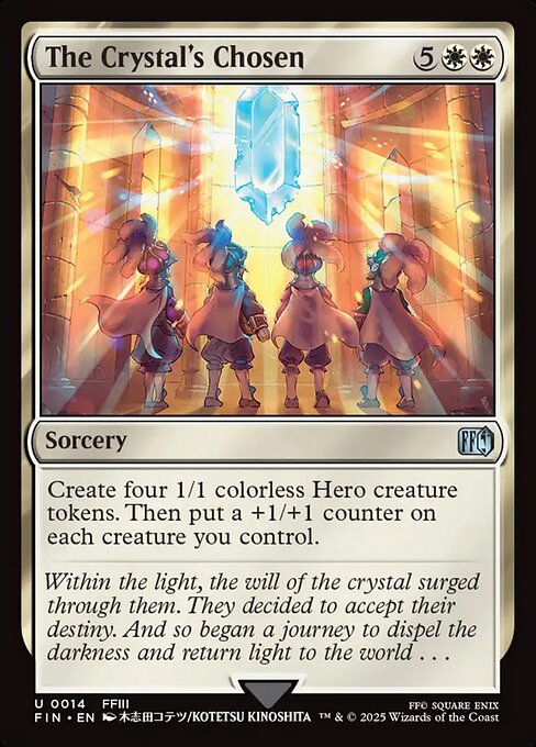 The Crystal's Chosen (14) (Foil) - Final Fantasy - Game On
