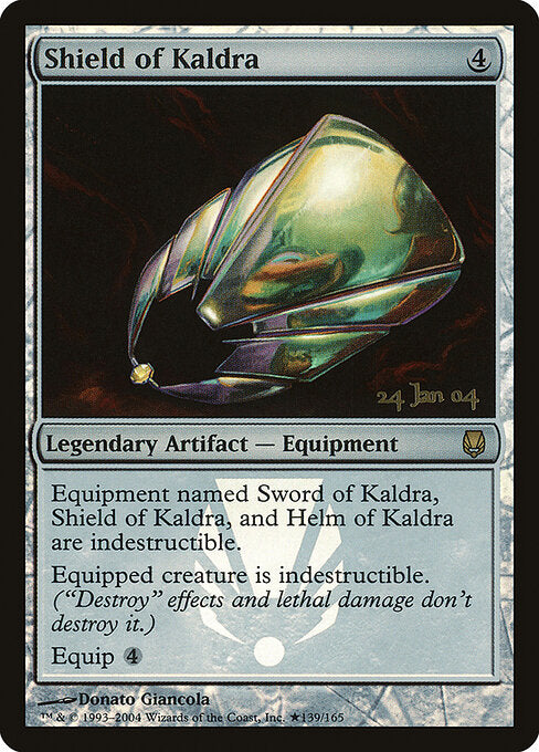 Shield of Kaldra (139★) (Foil) - Darksteel Promos - Game On