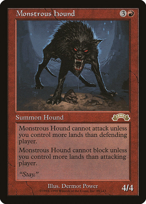 Monstrous Hound (89) - Exodus - Game On