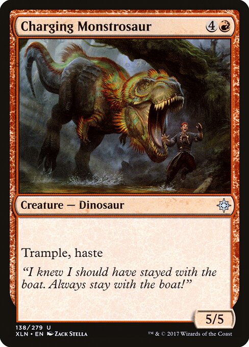Charging Monstrosaur (138) (Foil) - Ixalan - Game On