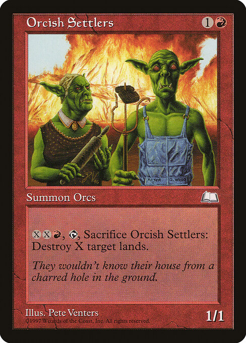 Orcish Settlers (112) - Weatherlight - Game On
