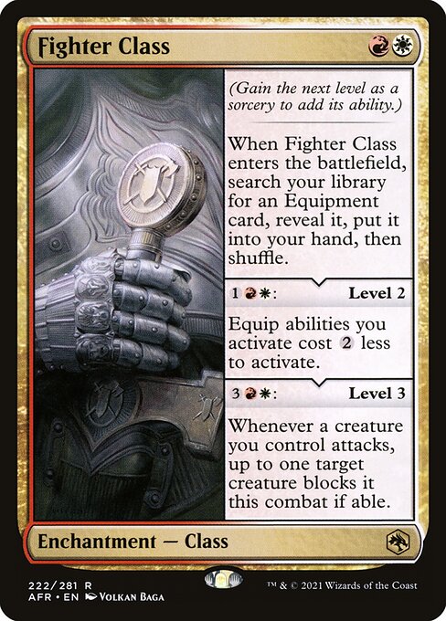 Fighter Class (222) (Foil) - Adventures in the Forgotten Realms - Game On