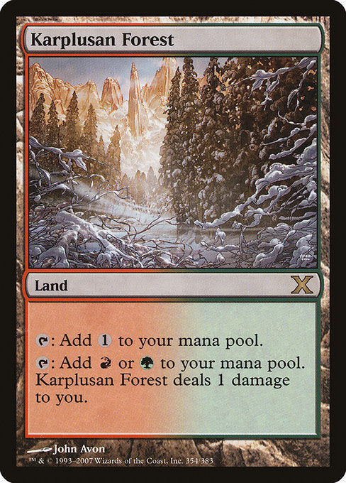 Karplusan Forest (354) - Tenth Edition - Game On