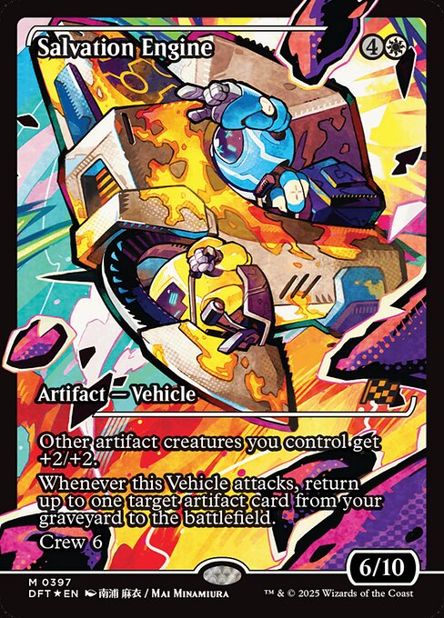Salvation Engine (397) - SHOWCASE - FULL ART (Foil) - Aetherdrift - Game On