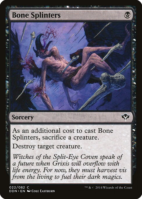 Bone Splinters (22) - Duel Decks: Speed vs. Cunning - Game On