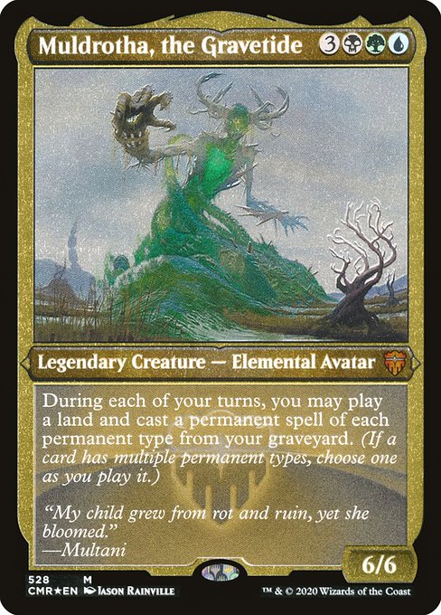 Muldrotha, the Gravetide (528) (Etched) - Commander Legends - Game On