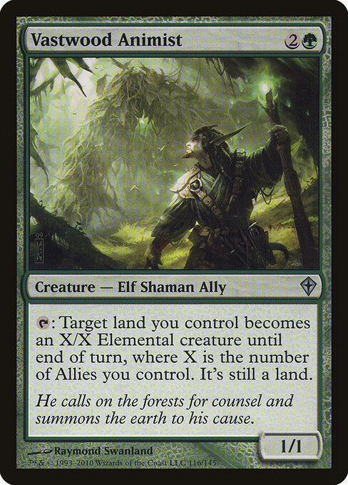Vastwood Animist (116) (Foil) - Worldwake - Game On