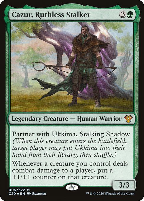 Cazur, Ruthless Stalker (5) - Commander 2020 - Game On