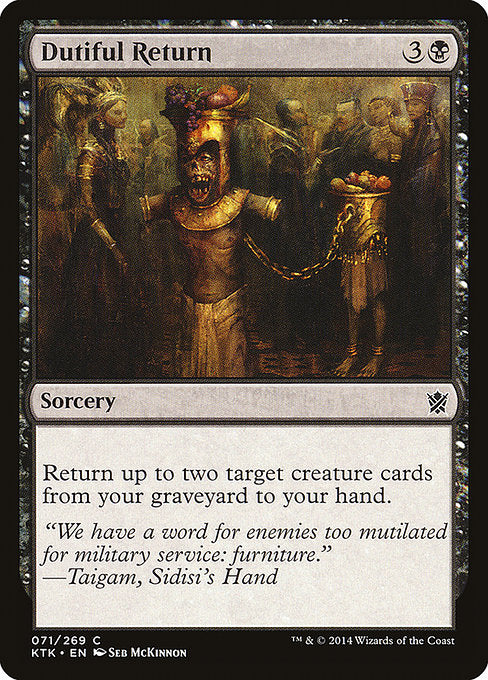 Dutiful Return (71) (Foil) - Khans of Tarkir - Game On